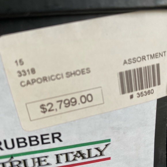 CAPORICCI 3318 BLACK Alligator shoes - Picture 12 of 12